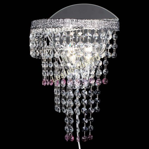 Бра Токката оптикон розовая в Подольске Гусь Хрустальный