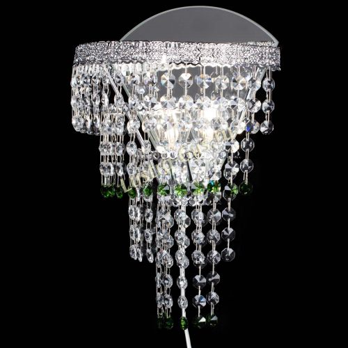 Бра Токката оптикон зеленая в Подольске Гусь Хрустальный