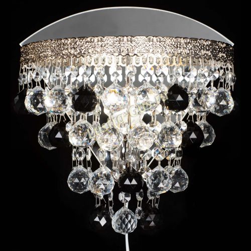 Бра Токката пирамида шар 30 черная в Подольске Гусь Хрустальный