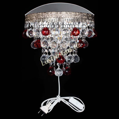 Бра Токката пирамида шар 30 красная в Подольске Гусь Хрустальный