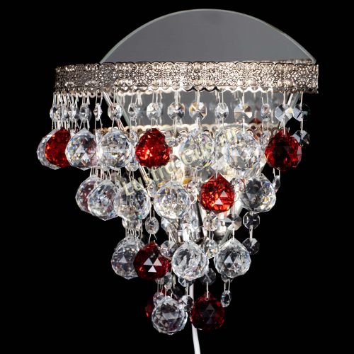 Бра Токката пирамида шар 30 красная в Подольске Гусь Хрустальный