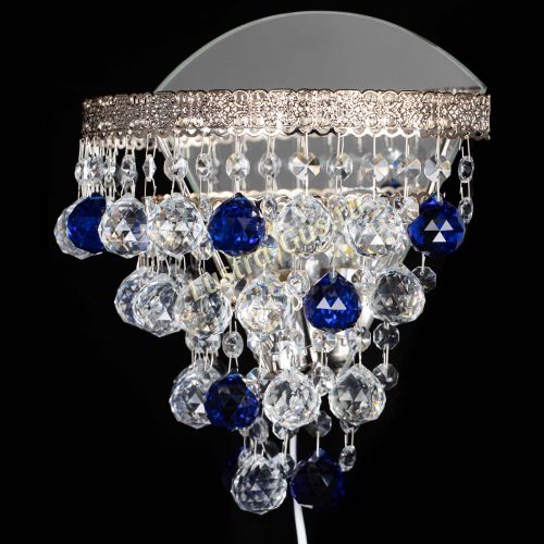 Бра Токката пирамида шар 30 синяя в Подольске Гусь Хрустальный