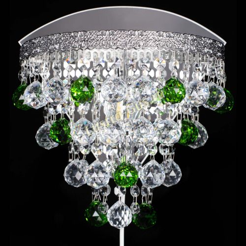 Бра Токката пирамида шар 30 зеленая в Подольске Гусь Хрустальный