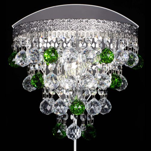 Бра Токката пирамида шар 30 зеленая в Подольске Гусь Хрустальный