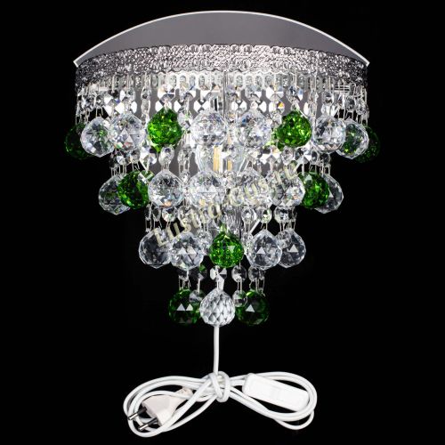 Бра Токката пирамида шар 30 зеленая в Подольске Гусь Хрустальный