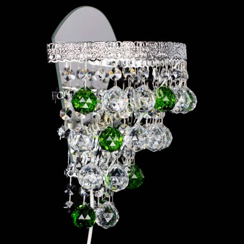 Бра Токката пирамида шар 30 зеленая в Подольске Гусь Хрустальный