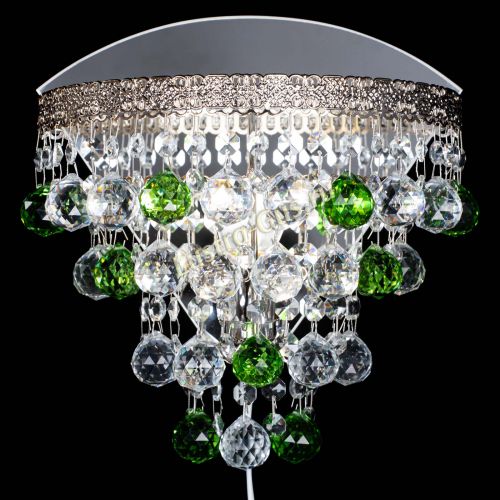 Бра Токката пирамида шар 30 зеленая в Подольске Гусь Хрустальный