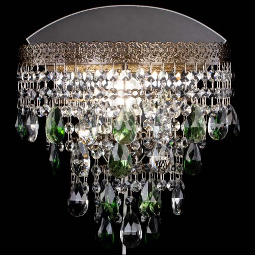 Бра Токката пирамида журавлик под бронзу зеленая в Подольске Гусь Хрустальный