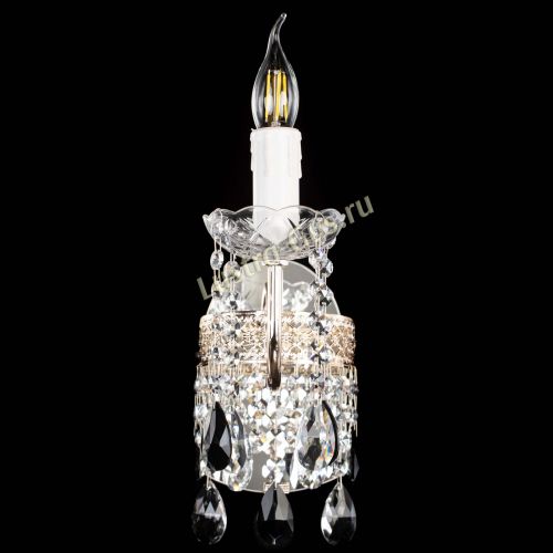 Бра Венеция №1 мини черная в Подольске Гусь Хрустальный