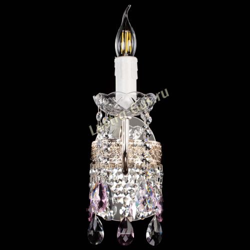 Бра Венеция №1 мини розовая в Подольске Гусь Хрустальный