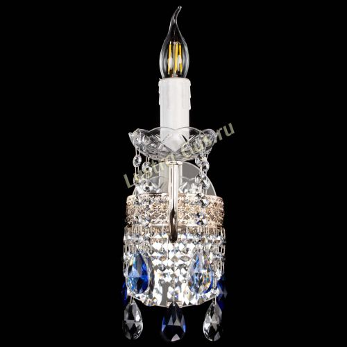 Бра Венеция №1 мини синяя в Подольске Гусь Хрустальный