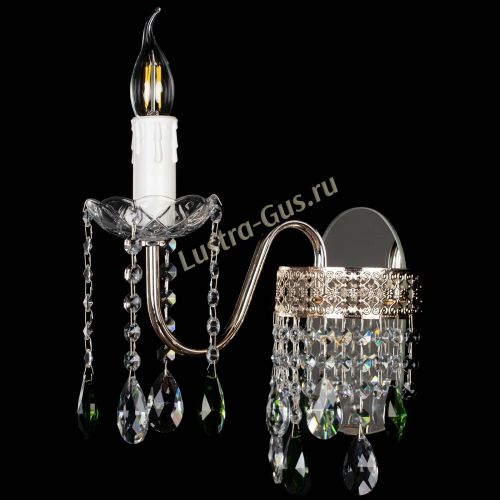 Бра Венеция №1 мини зеленая в Подольске Гусь Хрустальный