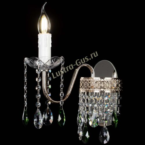 Бра Венеция №1 мини зеленая в Подольске Гусь Хрустальный