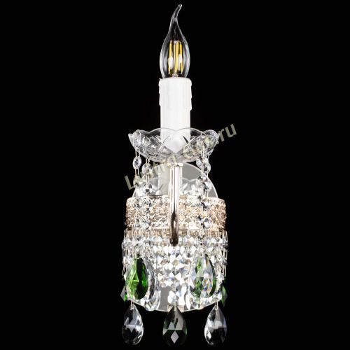 Бра Венеция №1 мини зеленая в Подольске Гусь Хрустальный