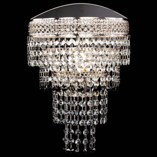 Бра Венеция Капель оптикон черная в Подольске Гусь Хрустальный