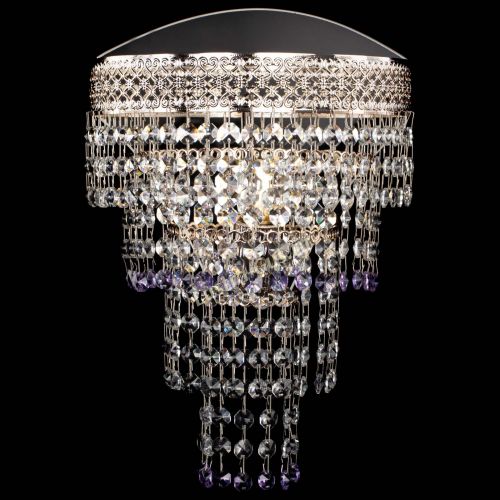Бра Венеция Капель оптикон фиолетовая в Подольске Гусь Хрустальный