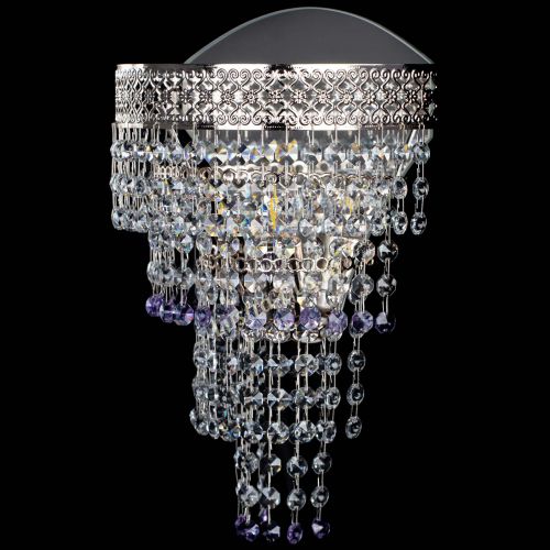 Бра Венеция Капель оптикон фиолетовая в Подольске Гусь Хрустальный