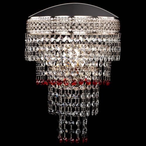 Бра Венеция Капель оптикон красная в Подольске Гусь Хрустальный
