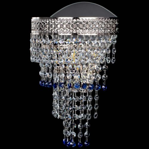 Бра Венеция Капель оптикон синяя в Подольске Гусь Хрустальный