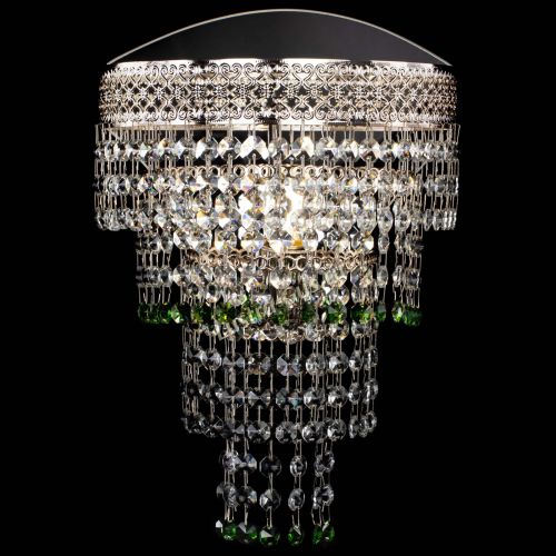 Бра Венеция Капель оптикон зеленая в Подольске Гусь Хрустальный