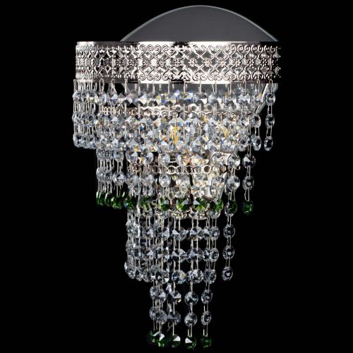 Бра Венеция Капель оптикон зеленая в Подольске Гусь Хрустальный