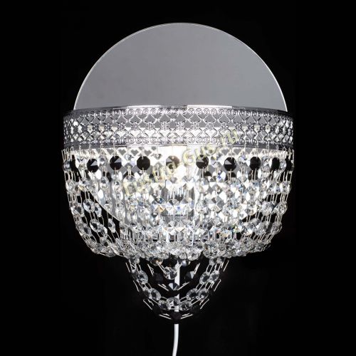 Бра Венеция оптикон черная в Подольске Гусь Хрустальный