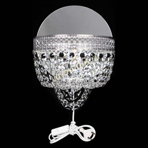 Бра Венеция оптикон черная в Подольске Гусь Хрустальный