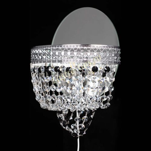 Бра Венеция оптикон черная в Подольске Гусь Хрустальный