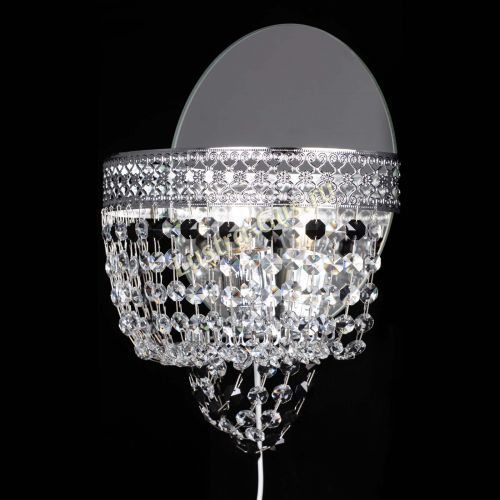 Бра Венеция оптикон черная в Подольске Гусь Хрустальный