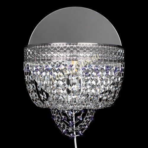 Бра Венеция оптикон фиолетовая в Подольске Гусь Хрустальный
