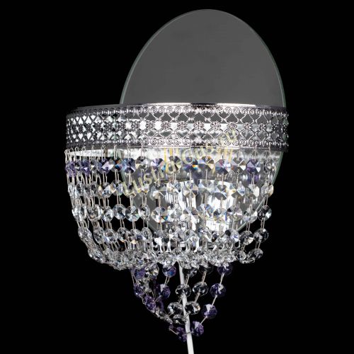 Бра Венеция оптикон фиолетовая в Подольске Гусь Хрустальный