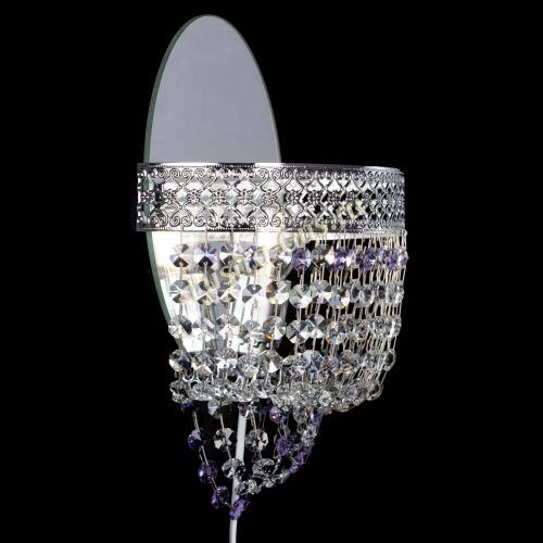 Бра Венеция оптикон фиолетовая в Подольске Гусь Хрустальный