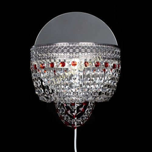 Бра Венеция оптикон красная в Подольске Гусь Хрустальный