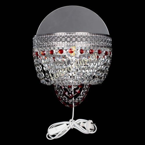 Бра Венеция оптикон красная в Подольске Гусь Хрустальный