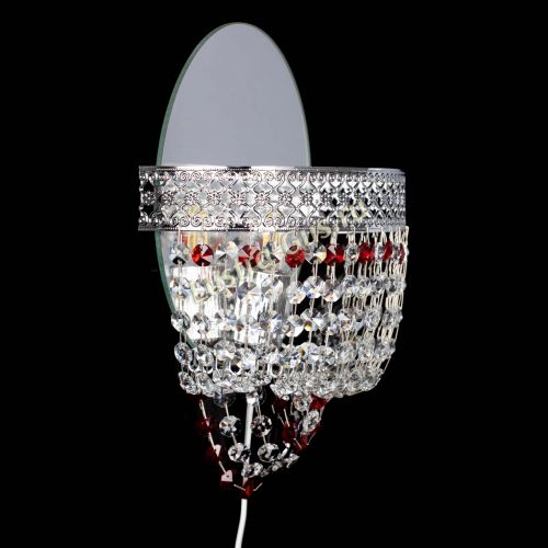 Бра Венеция оптикон красная в Подольске Гусь Хрустальный