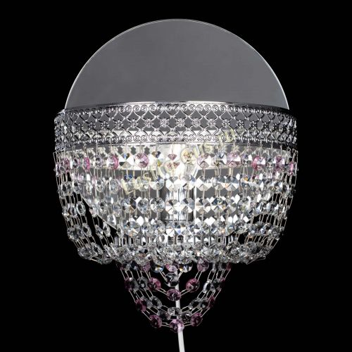 Бра Венеция оптикон розовая в Подольске Гусь Хрустальный