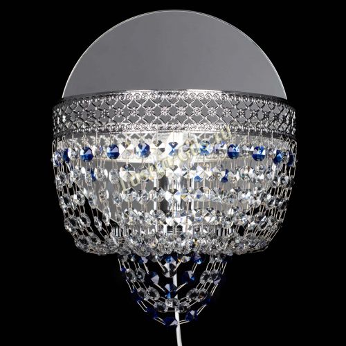 Бра Венеция оптикон синяя в Подольске Гусь Хрустальный