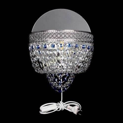 Бра Венеция оптикон синяя в Подольске Гусь Хрустальный