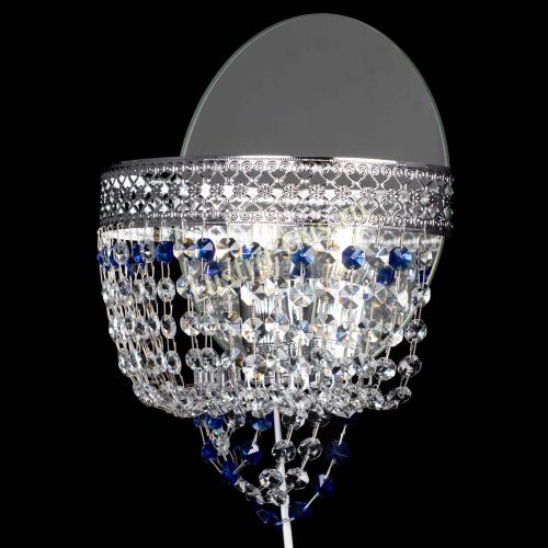 Бра Венеция оптикон синяя в Подольске Гусь Хрустальный