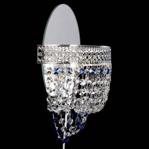 Бра Венеция оптикон синяя в Подольске Гусь Хрустальный