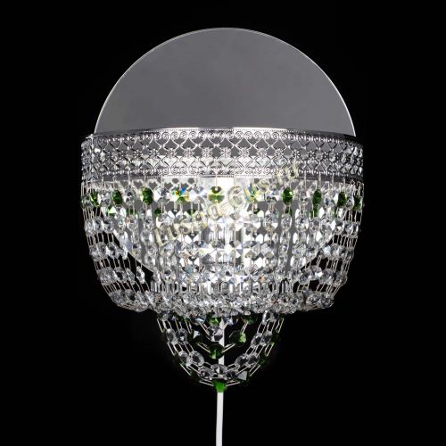 Бра Венеция оптикон зеленая в Подольске Гусь Хрустальный