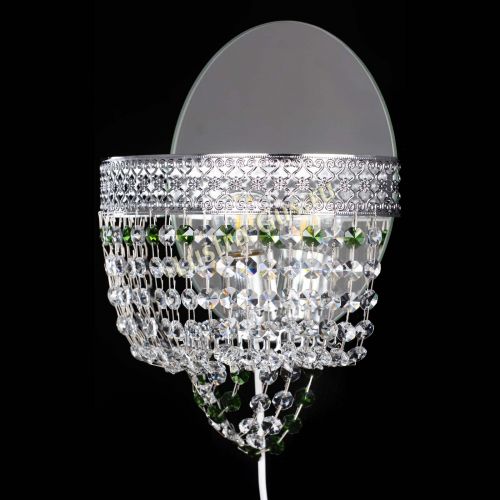 Бра Венеция оптикон зеленая в Подольске Гусь Хрустальный