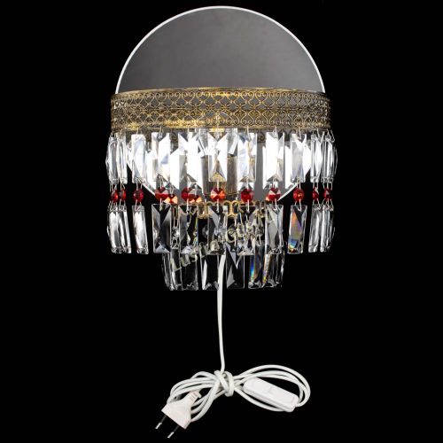 Бра Венеция Пластинка под бронзу Красная в Подольске Гусь Хрустальный