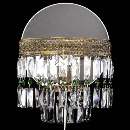 Бра Венеция Пластинка под бронзу Зеленая в Подольске Бра Венеция Пластинка под бронзу Зеленая в Подольске