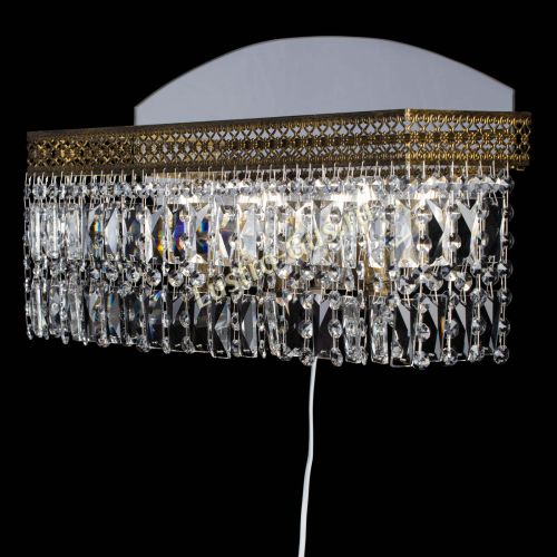 Бра Венеция Прямоугольник №3 под бронзу в Подольске Гусь Хрустальный