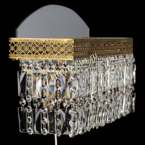 Бра Венеция Прямоугольник №3 под бронзу в Подольске Гусь Хрустальный