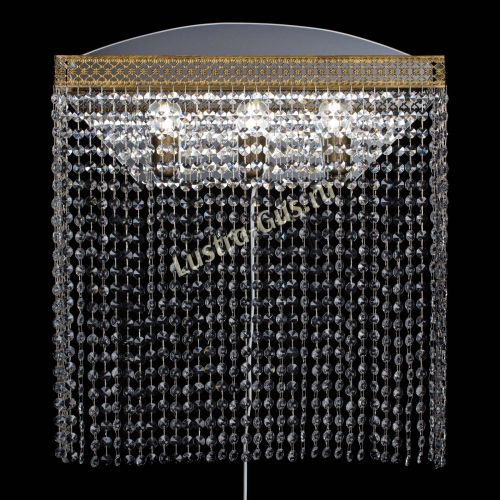 Бра Венеция Прямоугольник оптикон №2 под бронзу в Подольске Гусь Хрустальный