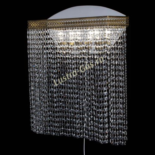 Бра Венеция Прямоугольник оптикон №2 под бронзу в Подольске Гусь Хрустальный