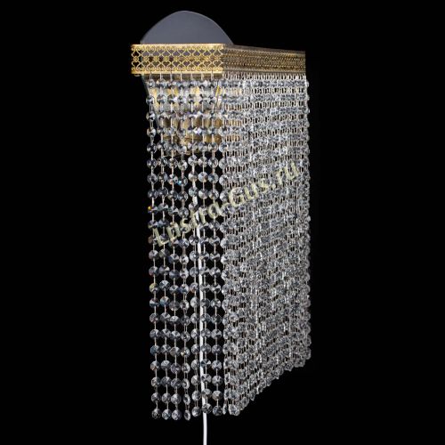 Бра Венеция Прямоугольник оптикон №2 под бронзу в Подольске Гусь Хрустальный