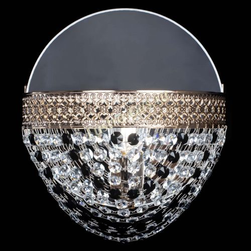 Бра Венеция Сетка черная в Подольске Гусь Хрустальный